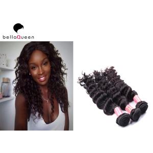 China Unprocessed Double Drawn Hair Extensions ,  Remy Human Hair Weave Full Ends on sale