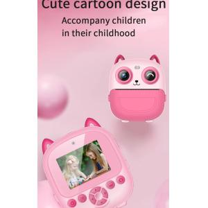 Thermal Printer Digital Camcorder Childrens Printable Camera with Dual Lens HD