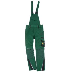 Light Weight Work Bib Overalls , Elastic Bib Trousers With Reflective Tape On