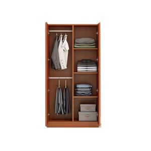 Environmental Protection Particle Board Wardrobe Furniture White Sliding Door