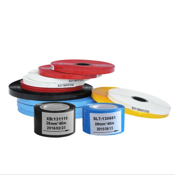 Factory Supply Meter hot stamping machine white black ribbon specification width