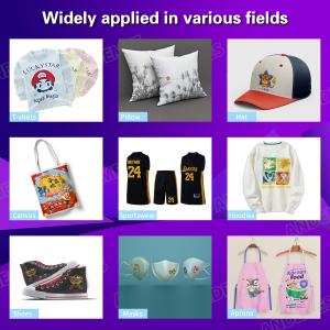 Digital T-shirt Printing Machine with Pigment Ink 60cm Print Width and Dtf