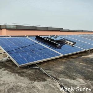 Robotic Technology Clean-In-Place Solar Panel Cleaning Solution Crawler Style