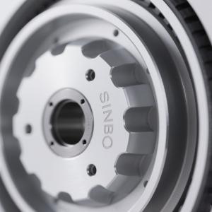 Drive Wheel Hub with Encoder Mount High Load Capacity for Service Robot Mobile