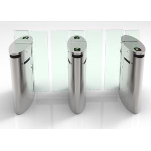 Optical Passage Access Control Turnstile Gate Arylic Wing Sliding Lane Barrier