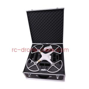 DJI Phantom 4 & 3 Aluminum Hard Carrying Case With Prop Guards Attached
