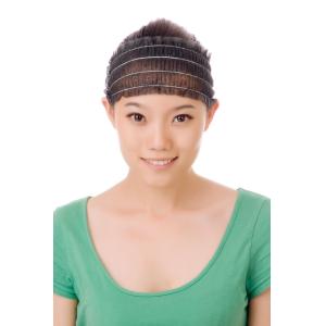 Free Size Disposable Soft Nonwoven Polypropylene Hairband With Elastic Around
