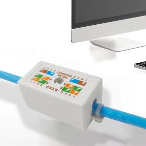 CAT6 CAT5E IDC 4 Pair/8 Way Junction Box 8P8C - Inline Cable Coupler - Terminal