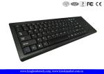 Plastic Industrial Computer Keyboard With Function Keys And Integrated Trackball