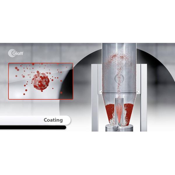 Top Spray Granulation Fluidized Bed Dryer Granulator Machine Sealed Circulating