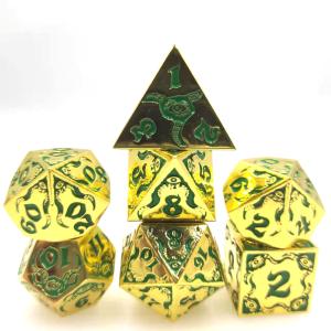 Devil's Eye role-playing metal multifaceted dice set TRPG COC DND