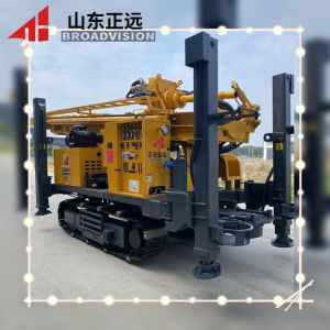Track Water Well Drilling Rig With Hydraulic Multi-layer Compatibility, Highly