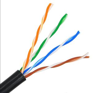 Cheap 0.5mm 24AWG 4P Twisted Pair 1000 Ft Cat5e Ethernet Cable Wiring for sale