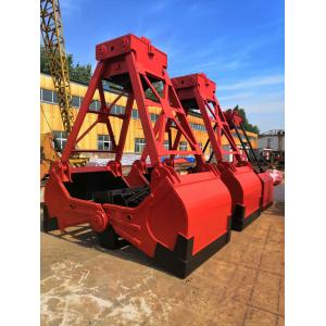 Cheap Q235B Steel Four Rope Mechanical Grab Bucket For Crane 0.5-10 m³ Volume for sale