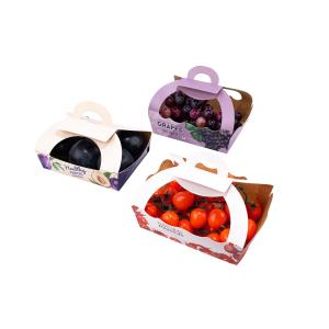 Paperboard Fruit And Vegetable Packaging Boxes With Glossy Matt Surface Finish