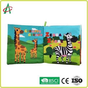 EN71 Soft Books For Infants , 20cm Plush Baby Book
