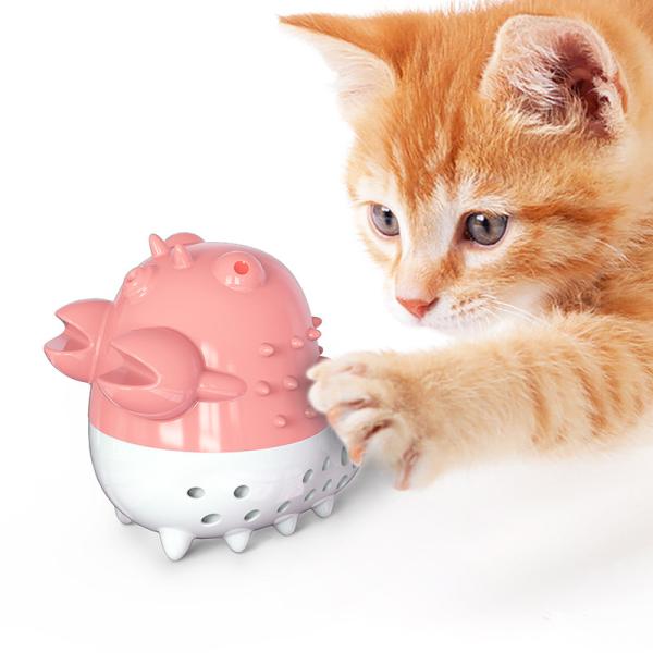 Quality Crayfish Cat Grooming Tools Toothbrush Chew Balls Catnip Cleaning And Grooming Teeth Toys With Sound wholesale