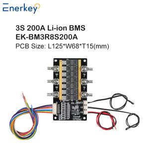 Enerkey 3S 200A Lithium Battery BMS LiFePO4/Li-ion/Lto/SIB Protect Board with