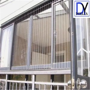China Fixed Open Style Balcony Invisible Grille with Surface Mount Installation and Horizontal Opening Pattern on sale