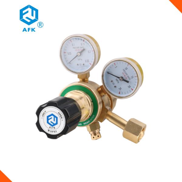 Quality Single Stage Brass Pressure Regulator Max Inlet Pressure 2.5Mpa R57L Middle Flow wholesale