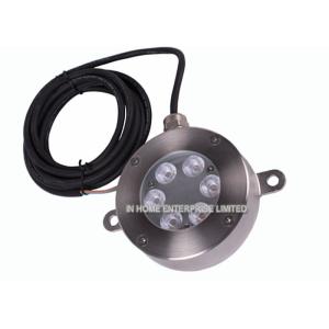 24V DC RGB 6W DMX LED Underwater Light 316SS IP68 Submersible LED Lights