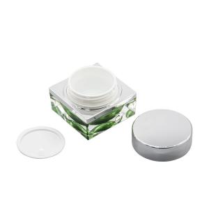 Square Acrylic Jar Lotion Bottle Set Cosmetic Container Suit