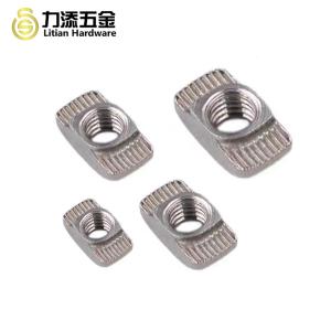 GB Precision CNC Machining Parts , Galvanized T Nut For Aluminium Profile