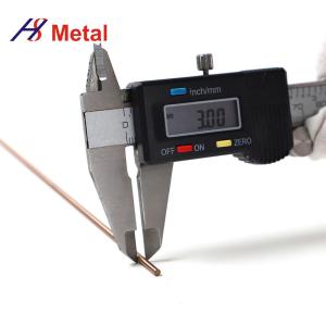 ECM Electrodes Tungsten Alloy Products Copper Tungsten Round Bar