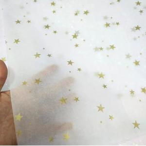 Christmas Patterned Wave Point Biodegradable Tissue Paper Wrap For Perfume