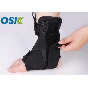 Nylon Ankle Support Brace Neoprene Cloth Material With Steel Plate Support