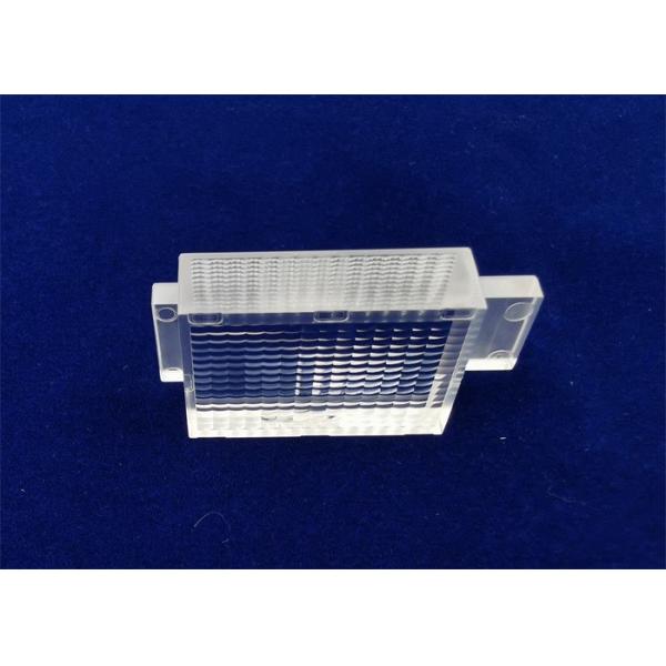 Design / Custom Made OEM / ODM Plastic Fly's Eye Lens Colorless PMMA 24.8x16x7