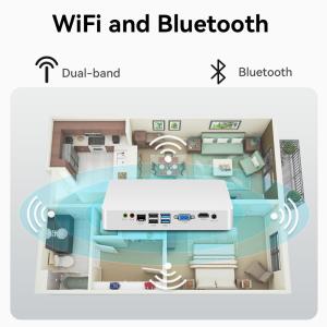 Intel Industrial Mini PC Celeron J1900 4 Cores 4 Threads With DDR3L And Cooling