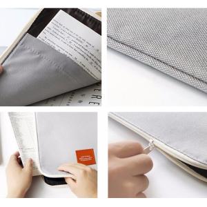 OEM shopping tote color zipper lunch Customized file canvas bag,Recycled canvas