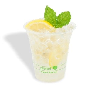 Disposable PLA 9 Oz Compostable Cups U Shaped Custom Printed