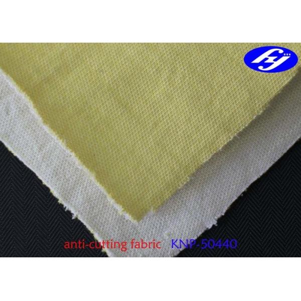 High Strength Cut Resistant Fabric 370G / Abradability Interlock Slash Resistant