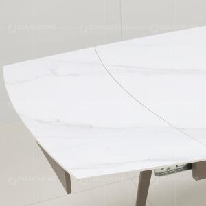 Modern Home 1.1CBM SS Steel Furniture 4 Seater Extendable Dining Table Set