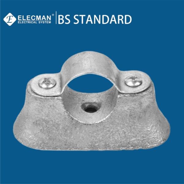 Quality BS4568 20mm-32mm Hospital Saddles Galvanised With Base wholesale
