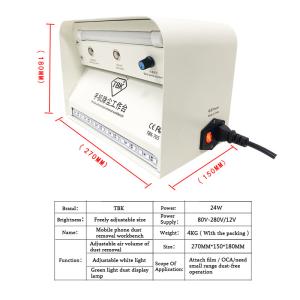 TBK 705 Mobile Phone Dust Removal Workbench Dust Extraction Dedusting for Iphone