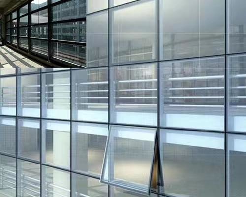 Sleek Glass Curtain Wall With Customizable Patterns Energy Saving Heat