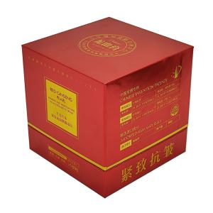 Free Sample Custom logo luxury Cosmetic jars with lid and boxes with insert set