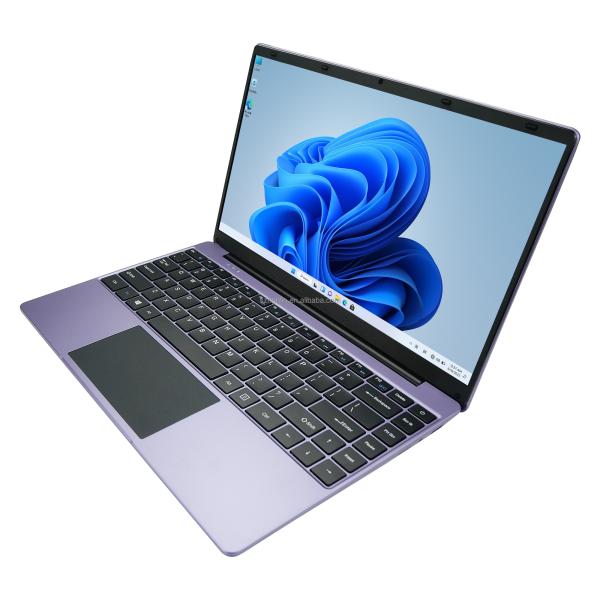 14.1inch Purple Laptop J4125 CPU 8GB RAM 256GB Storage Windows 10 for Business Mini HDMI Port and Easy Connectivity