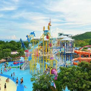 Outside Splish Splash Pad Commercial Playground Splash Pad For 8 - 60 Years