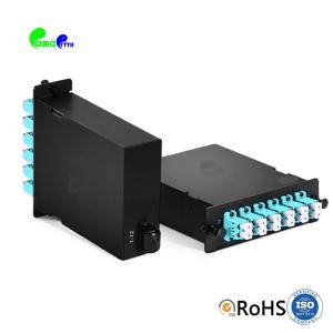 12F MPO Patch Panel LGX Cassette With SM OM3 OM4 OM5 Cable