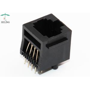 1.27 mm Terminal Pitch Vertical RJ45 Modular Jack 8P8C THT Top Entry