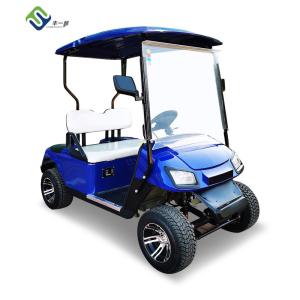 China Customized Blue Electric LSV Lithium Ion Golf Cart 2 Passenger on sale