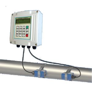 low cost clamp on type ultrasonic flow meter china with accuracy up to 1.0%