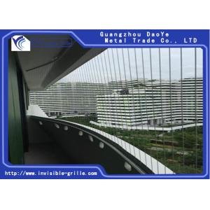 Anti Rust Structure Top Down Balcony Invisible Grilles