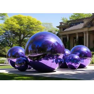 Cheap 3M Inflatable Metallic Ball Decorative Inflatable Mirror Ball Metallic Balloons Big Shiny Giant Inflatable Balls for sale