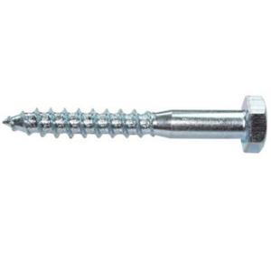 China ASME B18.6.3 Hex Head Wood Screws C1022A Material With 13mm - 200mm Length on sale