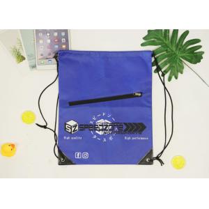 Recyclable Non Woven Backpack Drawstring Design Strong Air Permeability